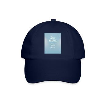 STAY STRONG - Bleib stark - Baseballkappe - Blau/Blau - Vorne
