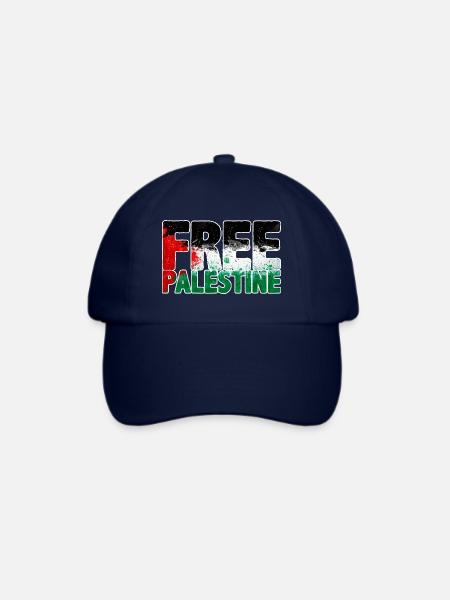Freies Palästina - Baseballkappe - Blau/Blau