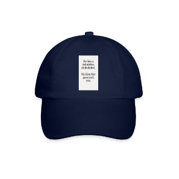 Du bist stärker - Baseballkappe - Blau/Blau - Vorne