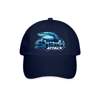 Shark Attack – Der ultimative Raubfisch - Baseballkappe - Blau/Blau - Vorne