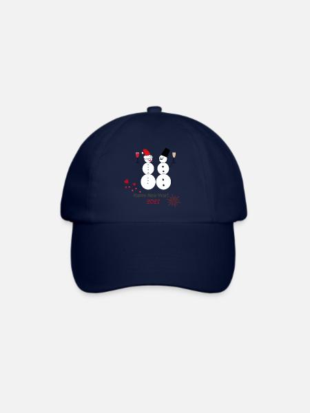 Neujahr 2027 - Baseballkappe - Blau/Blau