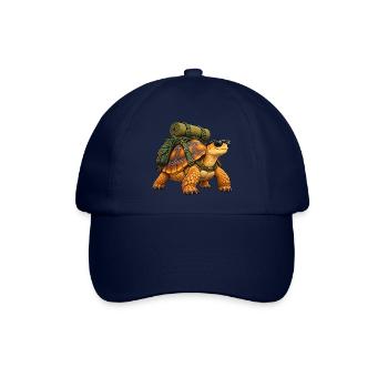 Wandernde Schildkröte - Baseballkappe - Blau/Blau - Vorne
