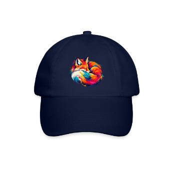 Chromatischer Schlaffuchs - Baseballkappe - Blau/Blau - Vorne