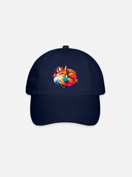 Chromatischer Schlaffuchs - Baseballkappe - Blau/Blau