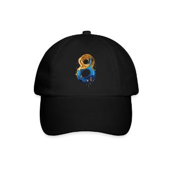 NR. 8 NUMMER 8 COOL 8. GEBURTSTAG - Baseballkappe - Schwarz/Schwarz - Vorne