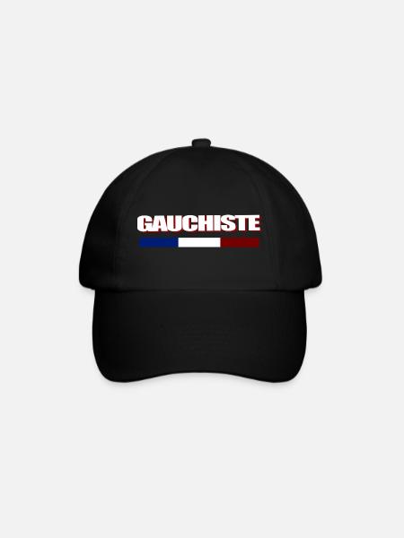 Gauchiste - Casquette classique - noir/noir