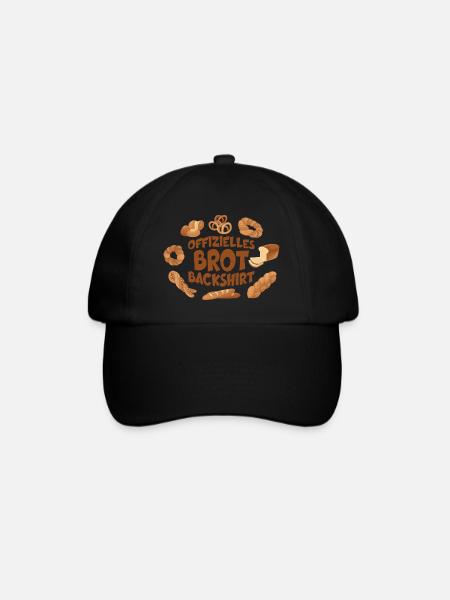 OFFIZIELLES BACKSHIRT BROT BÄCKER - Baseballkappe - Schwarz/Schwarz