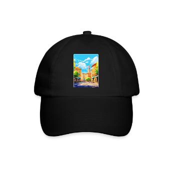 Aix En Provence France Vintage Travel Poster WPA - Baseball Cap - black/black - Front
