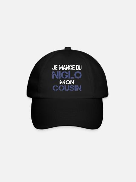 Je mange du Niglo - Casquette classique - noir/noir