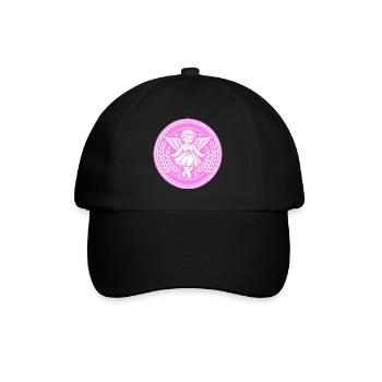 Guardian Angel Logo - Baseball Cap - black/black - Front
