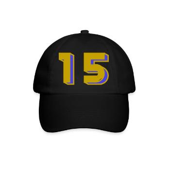 15. 15 YEARS. 15th ANNIVERSARY. 15 YEAR ANNIVERSARY. - Baseball Cap - black/black - Front