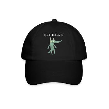 Work job sayings workhorse office humor wolves - Baseball Cap - black/black - Front