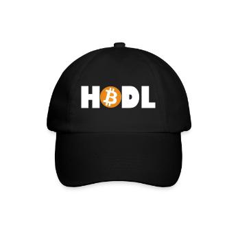 Mode Bitcoin HODL : Activé - Casquette classique - noir/noir - Devant