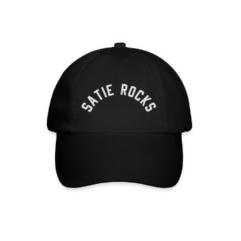 Erik Satie T-shirt funny saying - Baseball Cap - black/black - Front