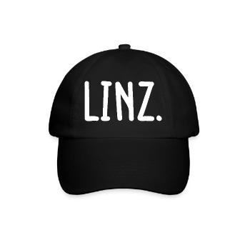 Linz Österreich Austria Fancy - Baseballkappe - Schwarz/Schwarz - Vorne