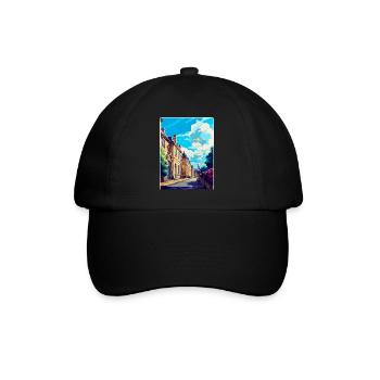 Chipping Norton England Uk Travel Poster Souvenir - Baseball Cap - black/black - Front