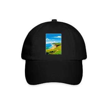 Dorset Uk Vintage Travel Poster Souvenir WPA - Baseball Cap - black/black - Front