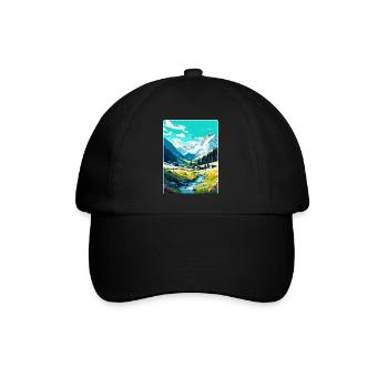 Arosa Suisse Affiche de voyage vintage souvenir - Casquette classique - noir/noir - Devant