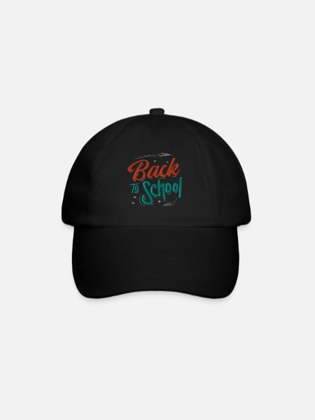 Back to school - Baseball Cap - black/black
