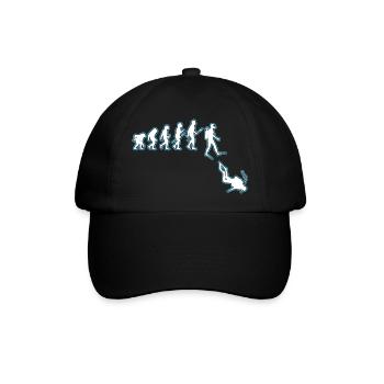Taucher Evolution - Baseballkappe - Schwarz/Schwarz - Vorne