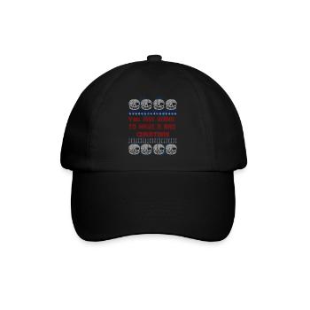 You are going to have a bad Christmas Pullover - Baseballkappe - Schwarz/Schwarz - Vorne