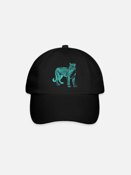 Panther - Baseballkappe - Schwarz/Schwarz