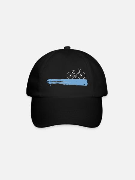 Fahrrad - Baseballkappe - Schwarz/Schwarz