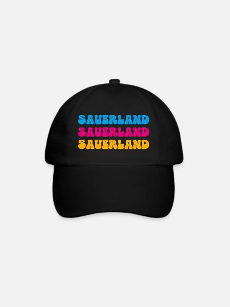 Sauerland - Baseballkappe - Schwarz/Schwarz