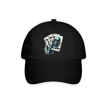 Alien Kartenspiel - Baseballkappe - Schwarz/Schwarz - Vorne