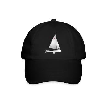 Pirat Riss - Baseballkappe - Schwarz/Schwarz - Vorne