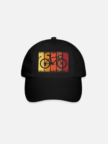 Fahrrad - Baseballkappe - Schwarz/Schwarz
