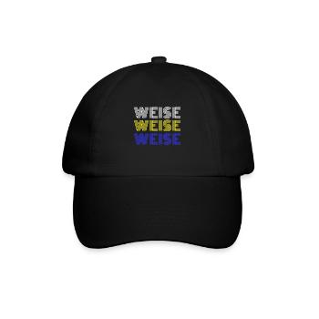 Klugscheisser Klugscheißer Klugscheiser - Baseballkappe - Schwarz/Schwarz - Vorne