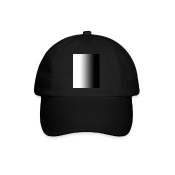 black and white - Baseballkappe - Schwarz/Schwarz - Vorne