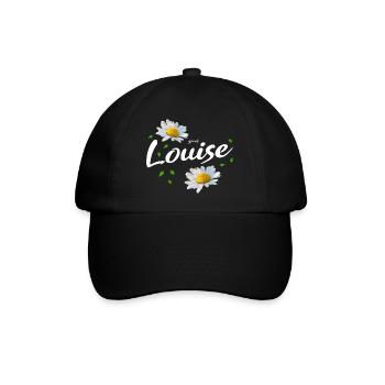 Louise - Baseballkappe - Schwarz/Schwarz - Vorne