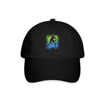 Feldhockey Hockey Spieler Hockeyspieler Jungen - Baseballkappe - Schwarz/Schwarz - Vorne