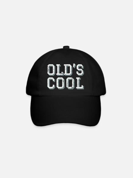 OLD ’S COOL - Oldschool - Früher war alles besser - Baseballkappe - Schwarz/Schwarz