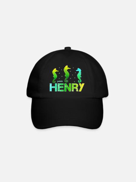 Henry Geburtstag Henry - Baseballkappe - Schwarz/Schwarz