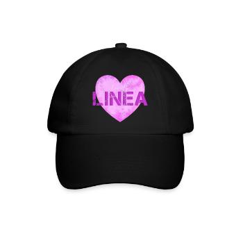 Linea - Baseballkappe - Schwarz/Schwarz - Vorne