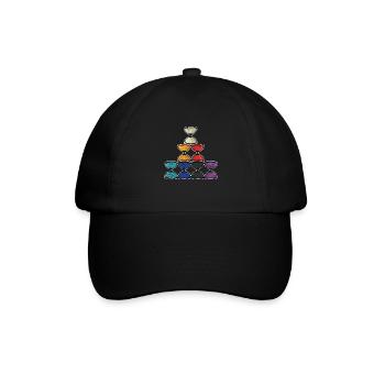 Furchtloser Diabolo Straßenjongleur - Baseballkappe - Schwarz/Schwarz - Vorne