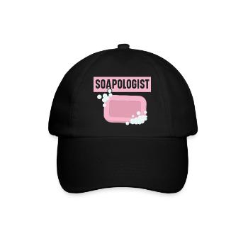Soapologist Handmade Soap Einseifen Seifenherstell - Baseballkappe - Schwarz/Schwarz - Vorne