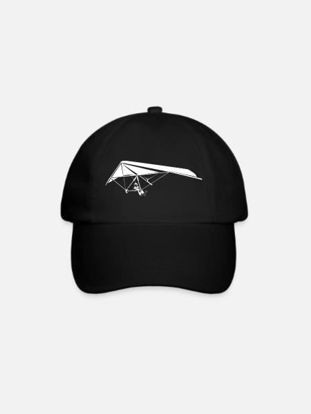Schwindelfreier Drachenflieger Höhenflug - Baseballkappe - Schwarz/Schwarz