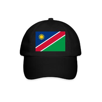 Namibia - Baseballkappe - Schwarz/Schwarz - Vorne