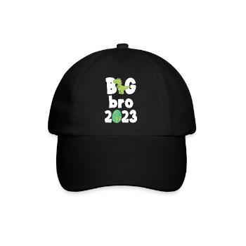 Großer Bruder 2023 Dino Trex 23 - Baseballkappe - Schwarz/Schwarz - Vorne