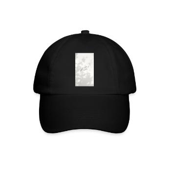 SMILE - Baseballkappe - Schwarz/Schwarz - Vorne