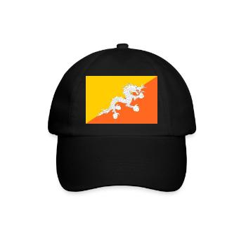 Bhutan - Baseballkappe - Schwarz/Schwarz - Vorne