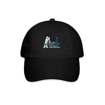 Präziser Landvermesser Feldeinsatz - Baseballkappe - Schwarz/Schwarz - Vorne