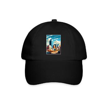 Tucson Arizona Vintage Reiseposter WPA Souvenir - Baseballkappe - Schwarz/Schwarz - Vorne