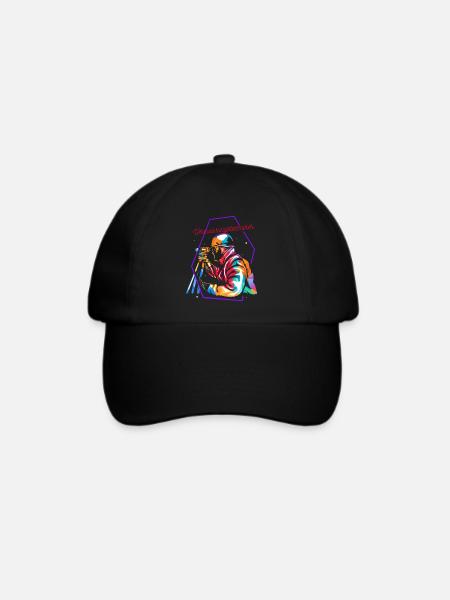 Maßgenauer Vermesser Katasteramt - Baseballkappe - Schwarz/Schwarz