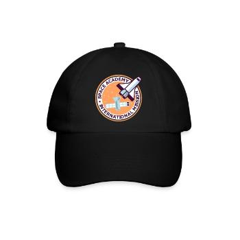 Space Academy International Vintage Farbe - Baseballkappe - Schwarz/Schwarz - Vorne