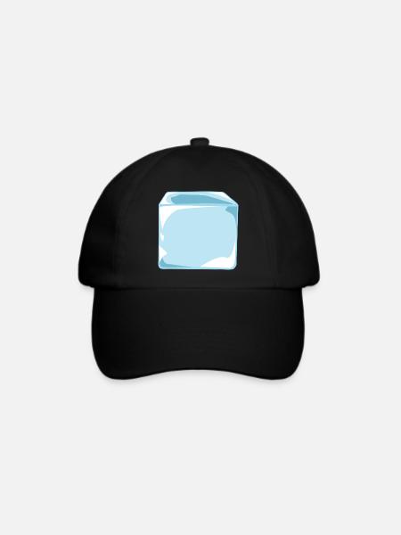 Eiswürfel - Baseballkappe - Schwarz/Schwarz